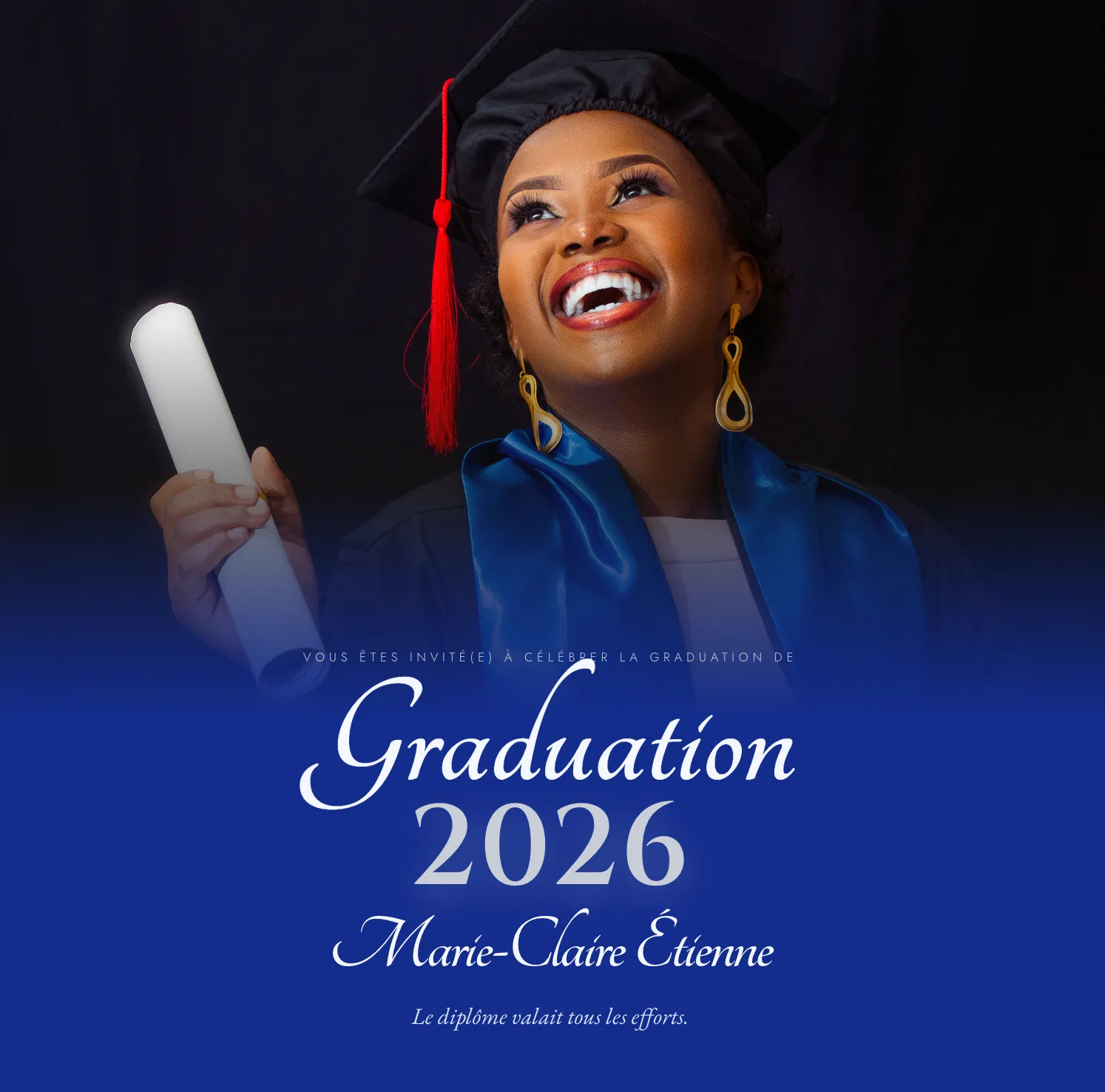 Graduation Blue